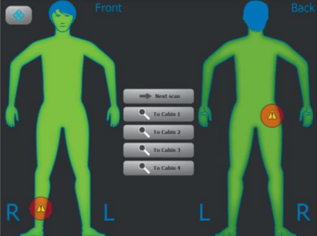 QPS 201 Millimetrewave Body Scanner
